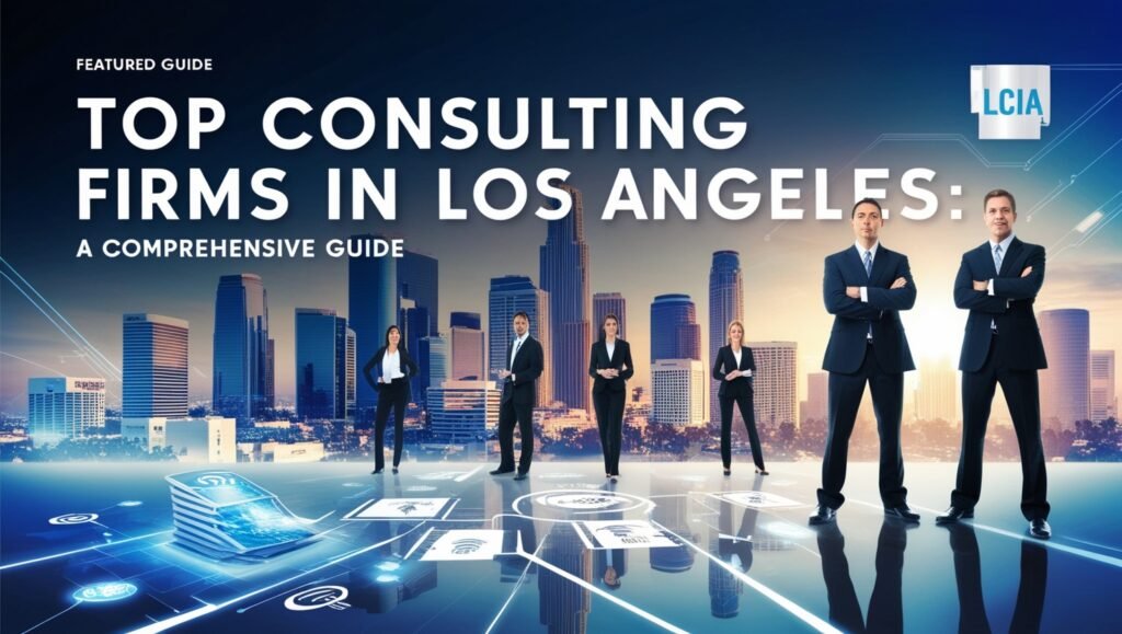 Skyline of Los Angeles, representing the vibrant consulting industry in the city.