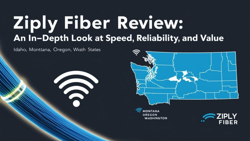 Ziply Fiber internet speed and coverage map.
