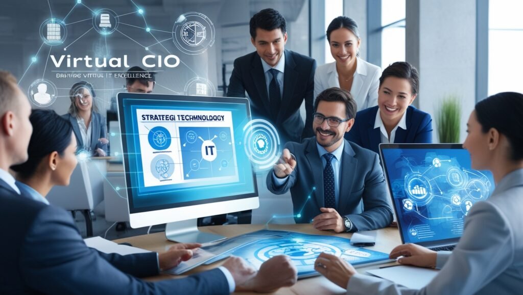 Virtual CIO providing strategic IT leadership to businesses.